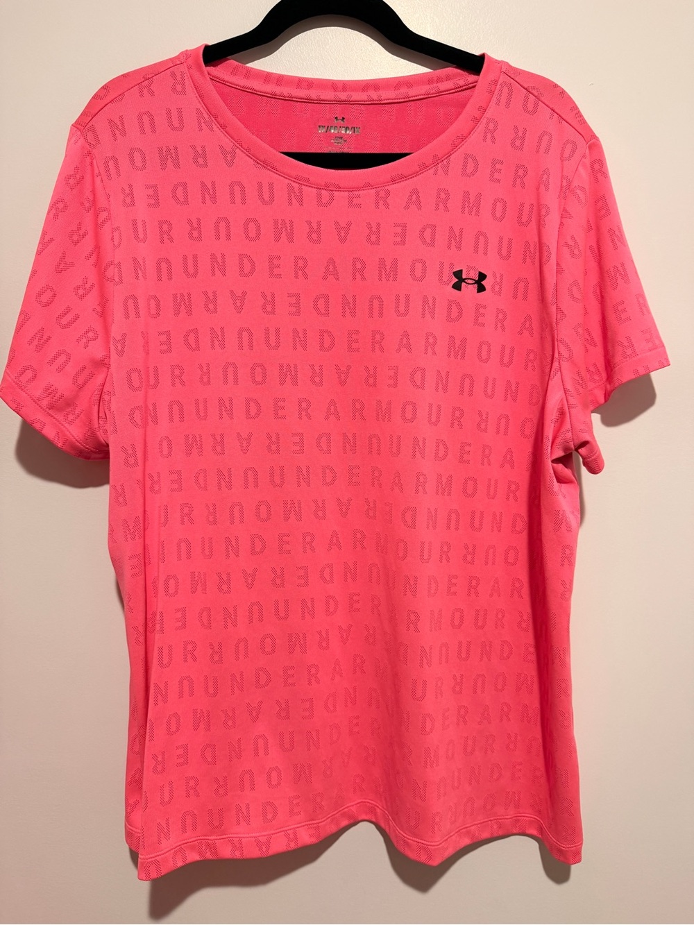Under Armour Hot Pink Workout Tee 1X